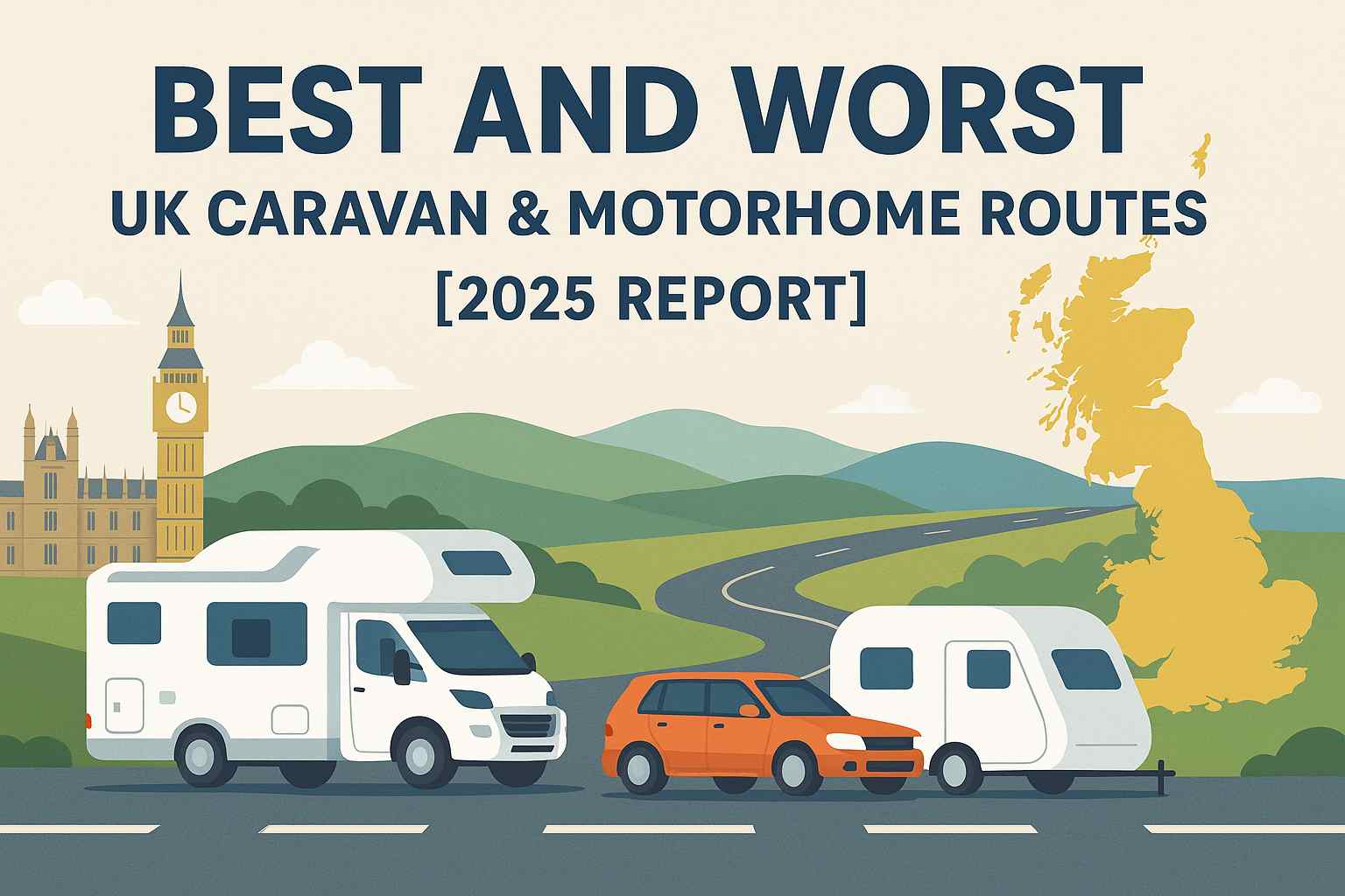 Best and Worst UK Caravan & Motorhome Routes [2025 Report]